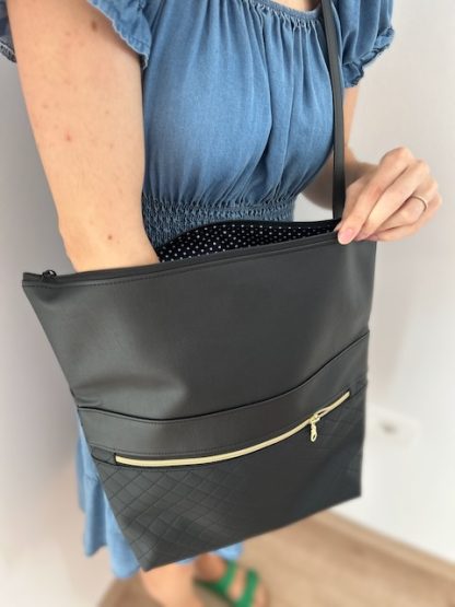 Torba Darja maxi - črna - slika 4