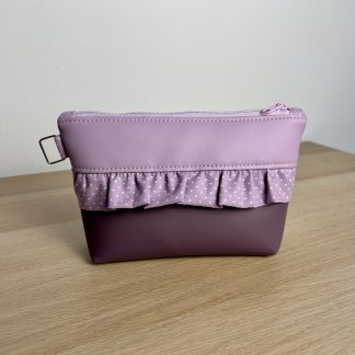 Toaletka z volančki - vijolična